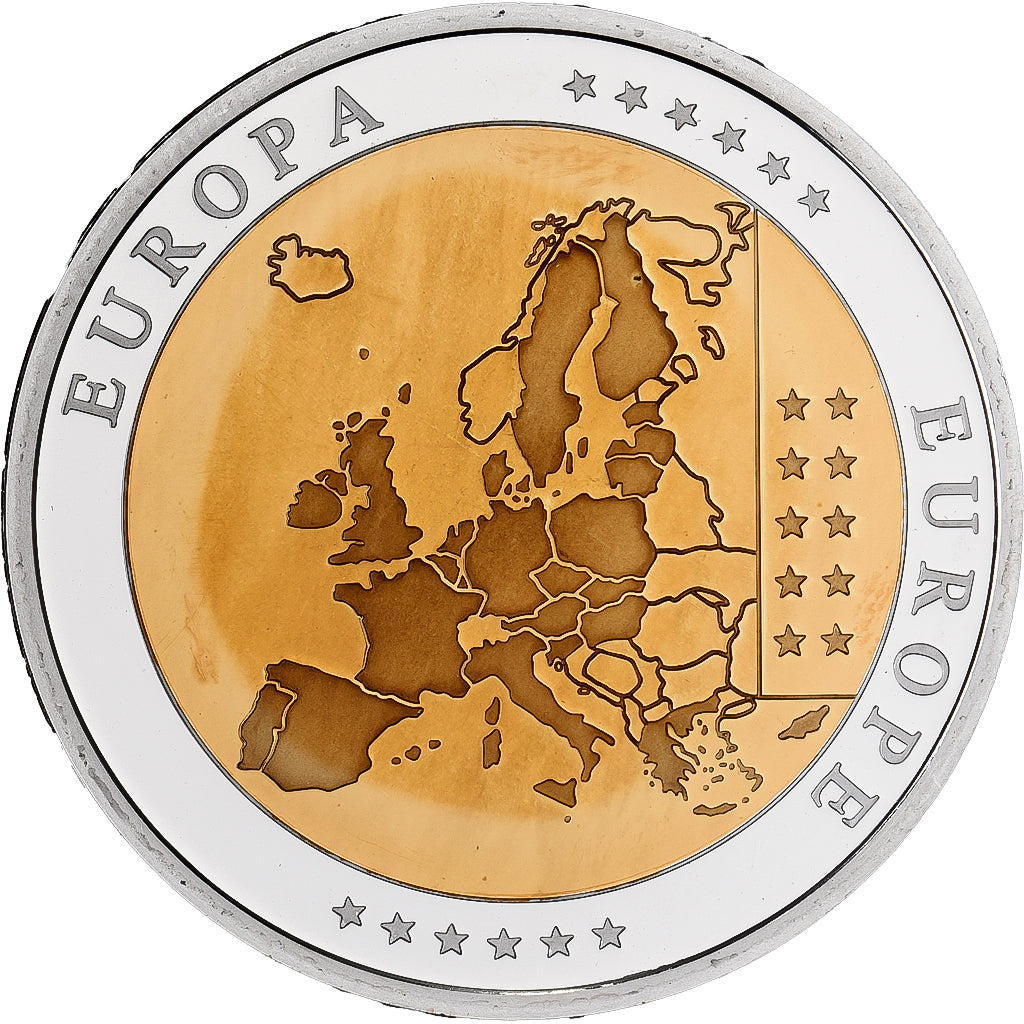 Slovenia, Medal, L'Europe, Silver Plated Copper, MS(65-70)