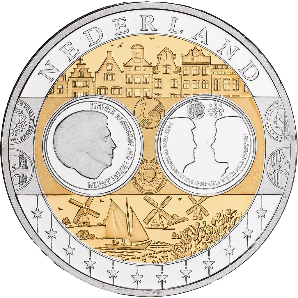 Netherlands, Medal, L'Europe, Silver Plated Copper, MS(65-70)
