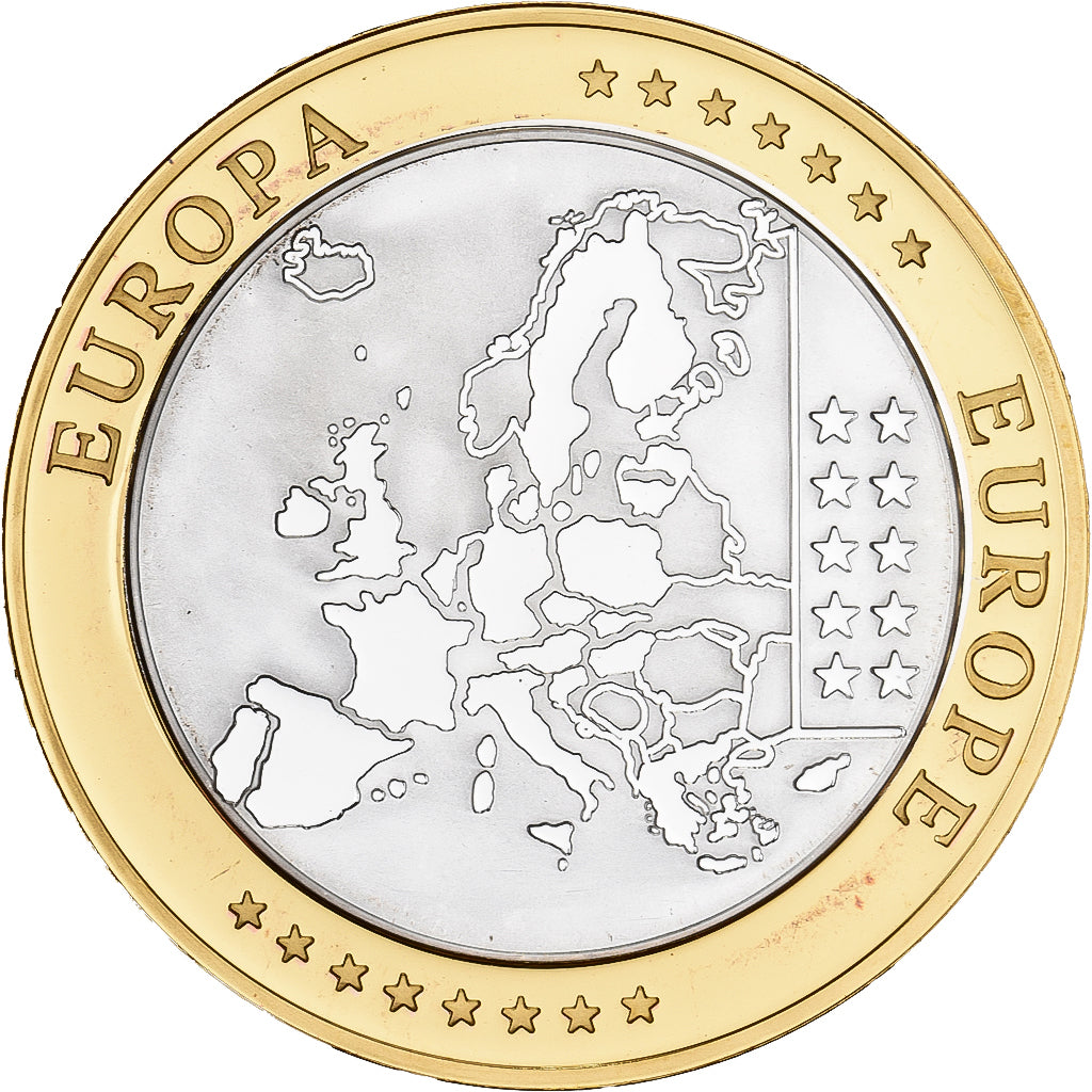 Slovenia, Medal, L'Europe, Silver Plated Copper, MS(65-70)