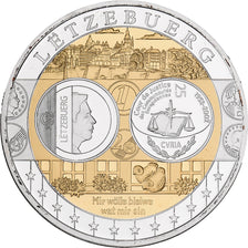 Luxembourg, Medal, L'Europe, Silver Plated Copper, FDC, MS(65-70)
