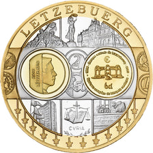 Lussemburgo, medaglia, L'Europe, Rame placcato argento, FDC, FDC