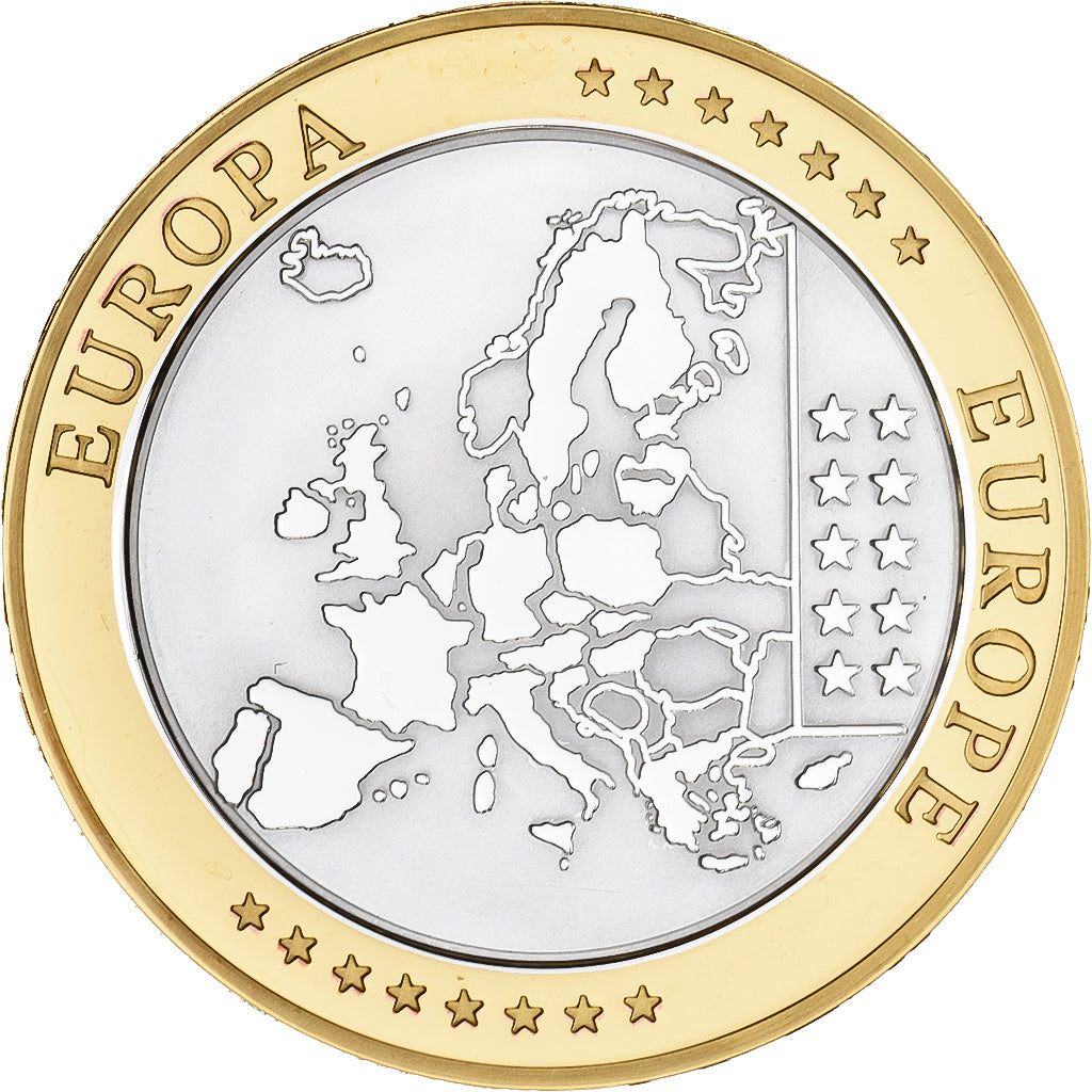 Luxembourg, Medal, L'Europe, Silver Plated Copper, FDC, MS(65-70)