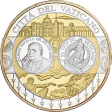 Vatican, Medal, L'Europe, Silver Plated Copper, FDC, MS(65-70)