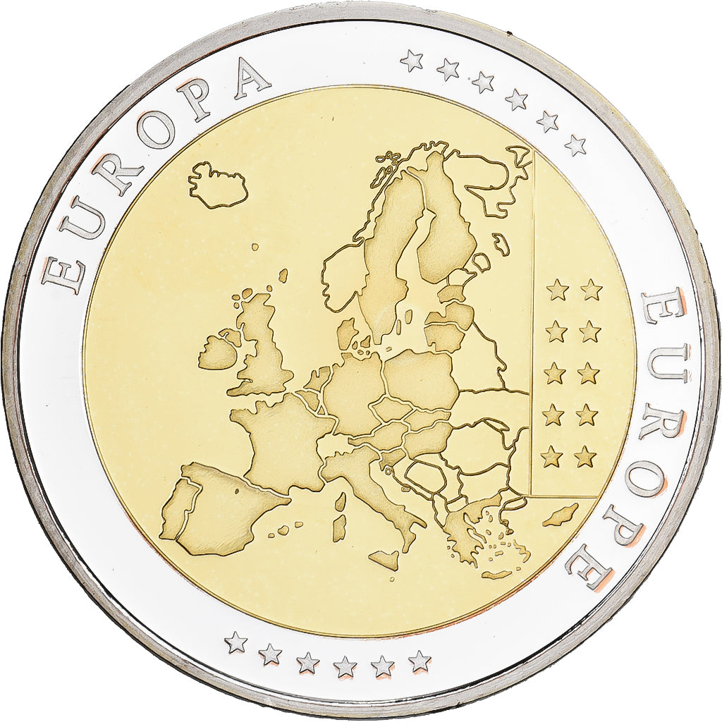 CITTÀ DEL VATICANO, medaglia, L'Europe, Rame placcato argento, FDC, FDC