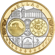 Greece, Medal, L'Europe, Silver Plated Copper, FDC, MS(65-70)