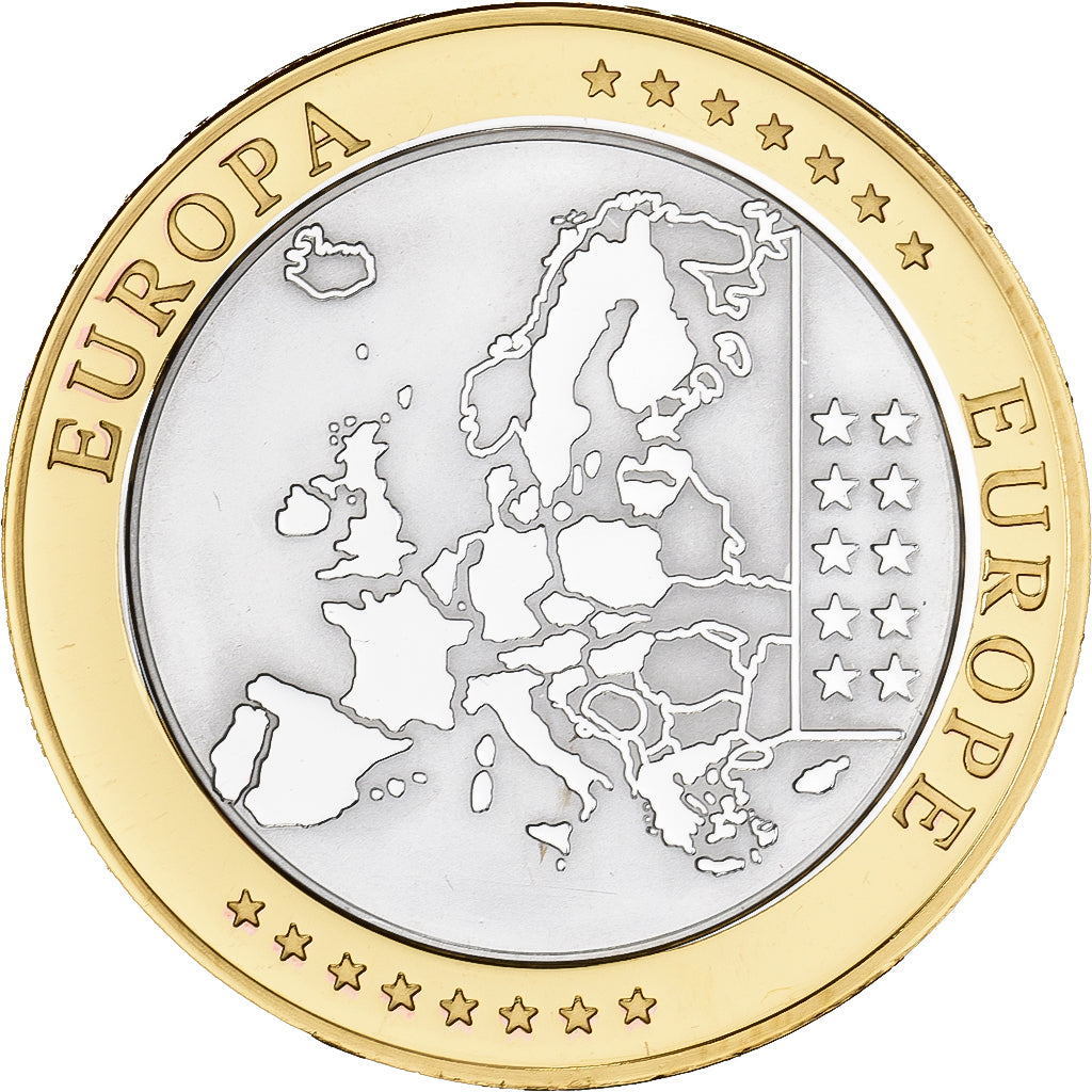 Greece, Medal, L'Europe, Silver Plated Copper, FDC, MS(65-70)