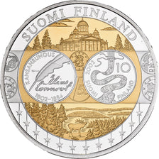 Finland, Medal, L'Europe, Silver Plated Copper, FDC, MS(65-70)