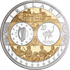 Ireland, Medal, L'Europe, Silver Plated Copper, FDC, MS(65-70)