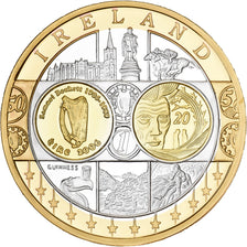 Ireland, Medal, L'Europe, Silver Plated Copper, FDC, MS(65-70)