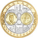 REPUBLIKA IRLANDII, medal, L'Europe, Srebro platerowane miedzią, FDC, MS(65-70)