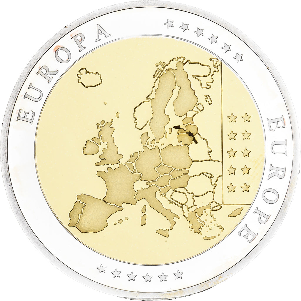 San Marino, Medaille, L'Europe, Silver Plated Copper, FDC, STGL