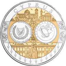 Cyprus, Medal, L'Europe, Silver Plated Copper, FDC, MS(65-70)