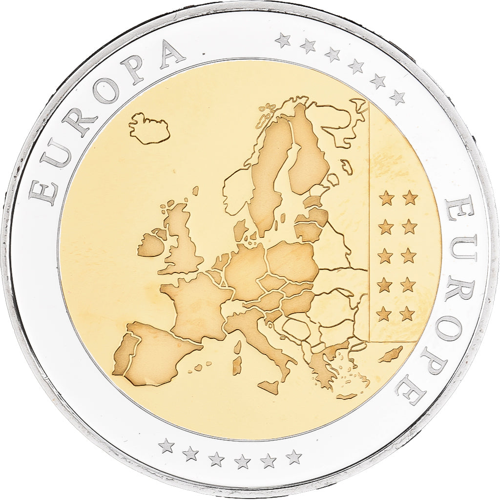 Cypr, medal, L'Europe, Srebro platerowane miedzią, FDC, MS(65-70)