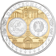 Germany, Medal, L'Europe, Silver Plated Copper, FDC, MS(65-70)