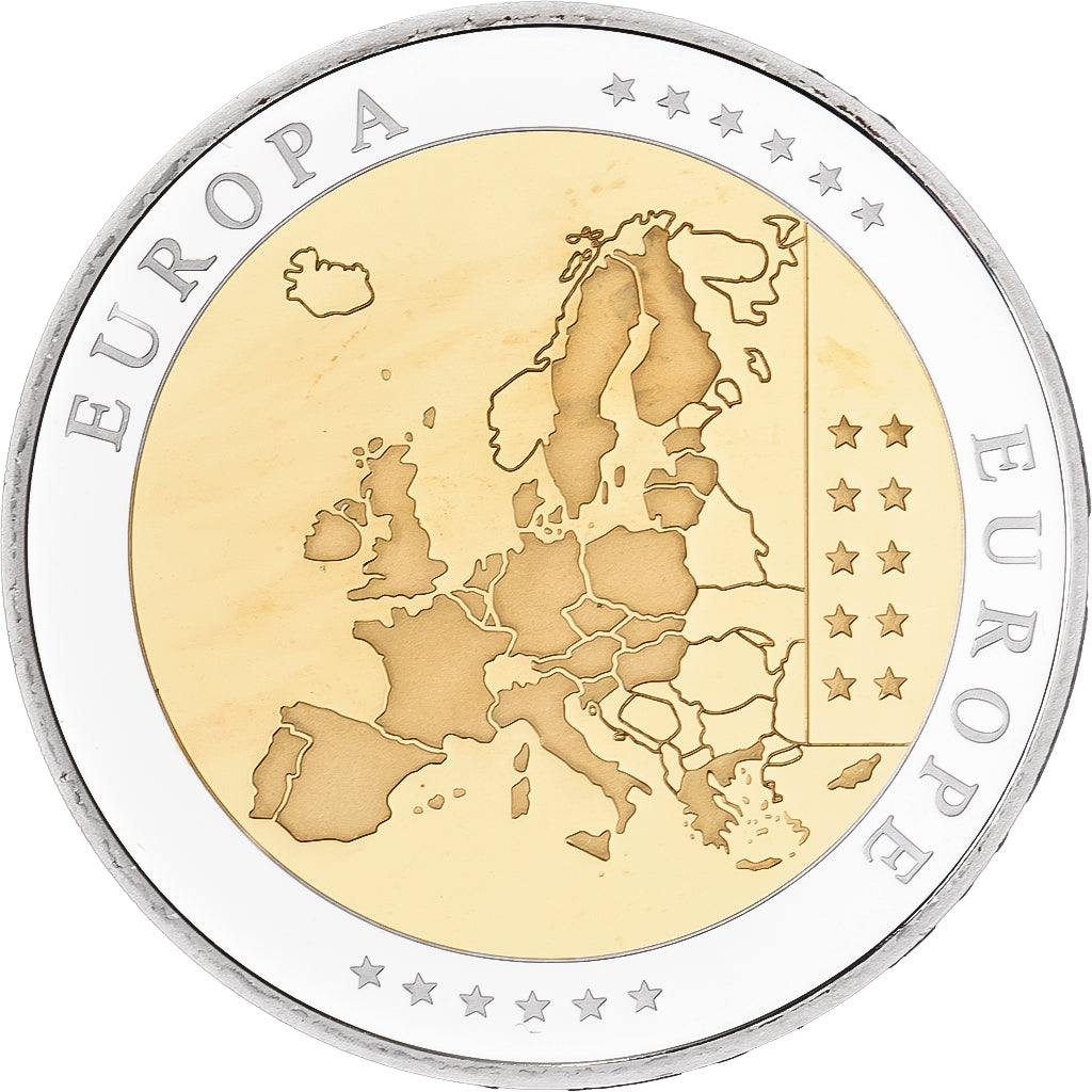 Niemcy, medal, L'Europe, Srebro platerowane miedzią, FDC, MS(65-70)