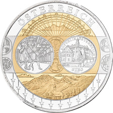 Österreich, Medaille, L'Europe, Silver Plated Copper, FDC, STGL