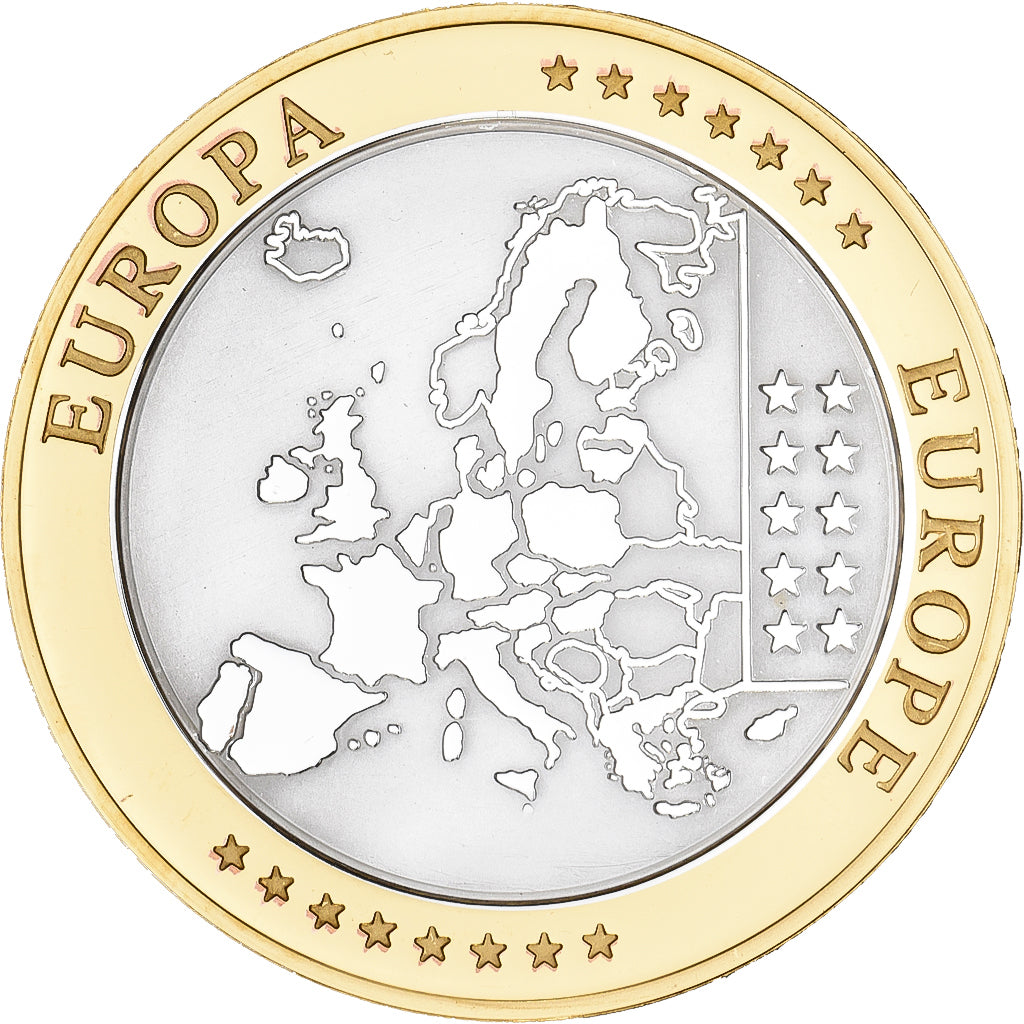 Slowakije, Medaille, L'Europe, Silver Plated Copper, FDC, FDC