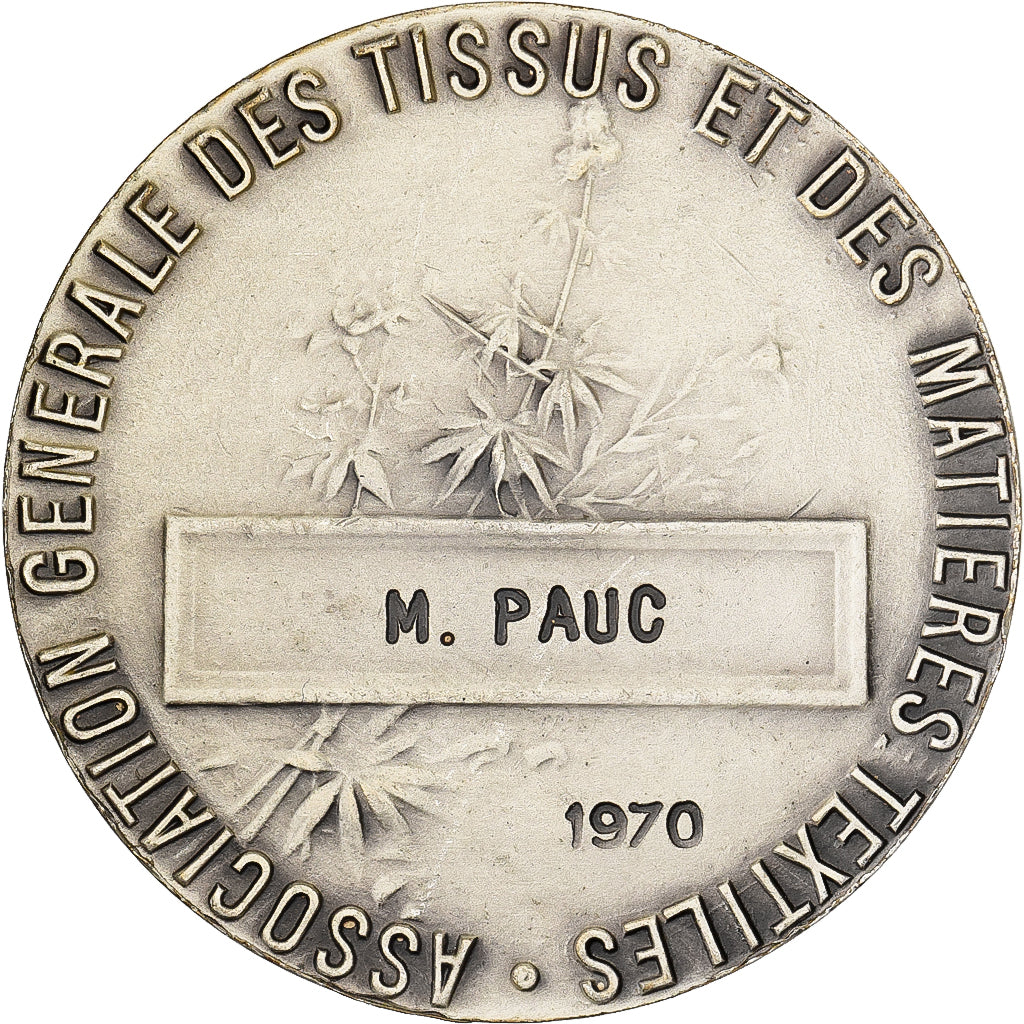 Frankreich, Medaille, Association Générale des tissus et des matières