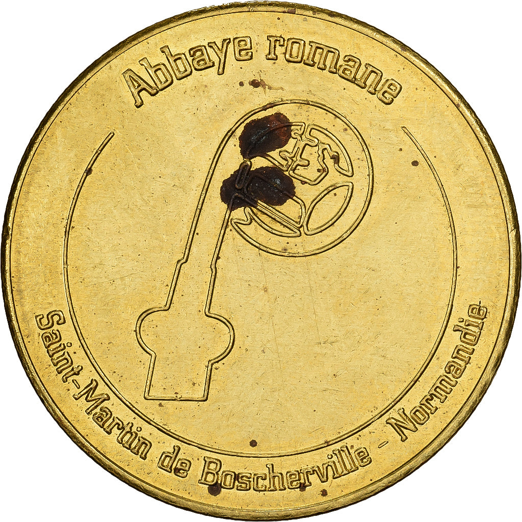 Frankreich, Medaille, Abbaye de Saint-Georges, 2014, Copper-nickel Aluminium, SS