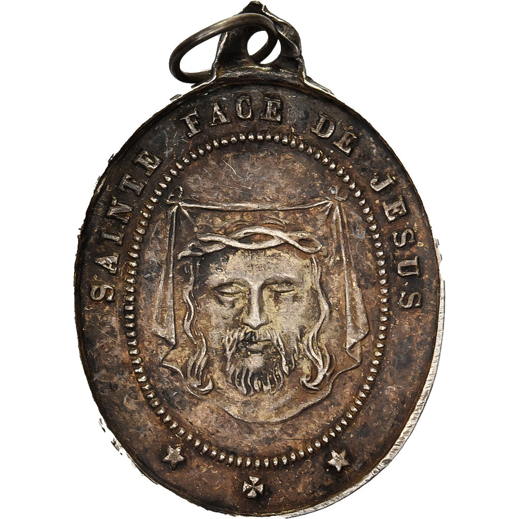 Frankreich, Medaille, Sainte Face de Jésus, Silber, SS