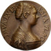Italy, Medal, Sienna, Eufrasia Placida, XVIth Century, Bronze, AU(50-53)