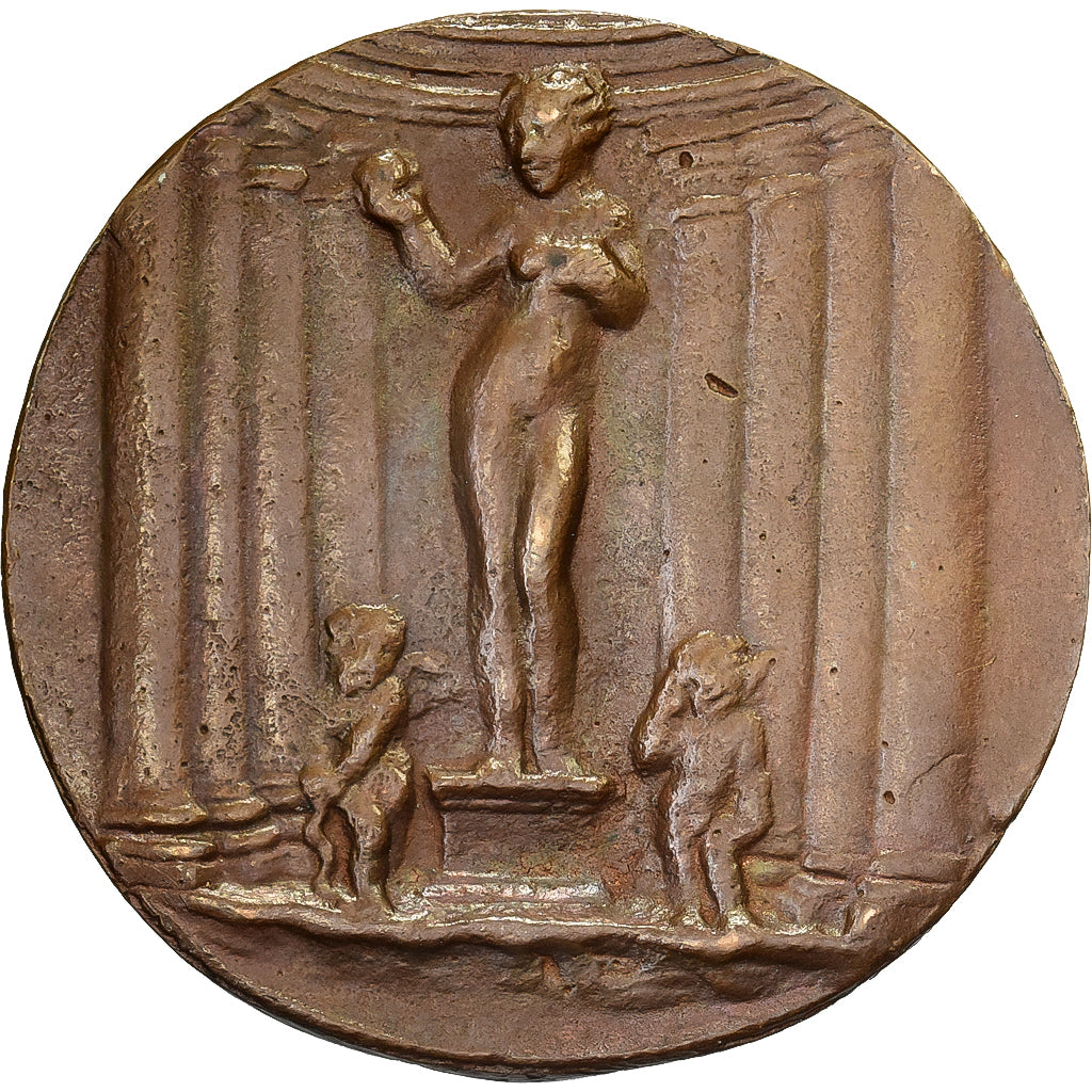 Italy, Medal, Sienna, Eufrasia Placida, XVIth Century, Bronze, AU(50-53)