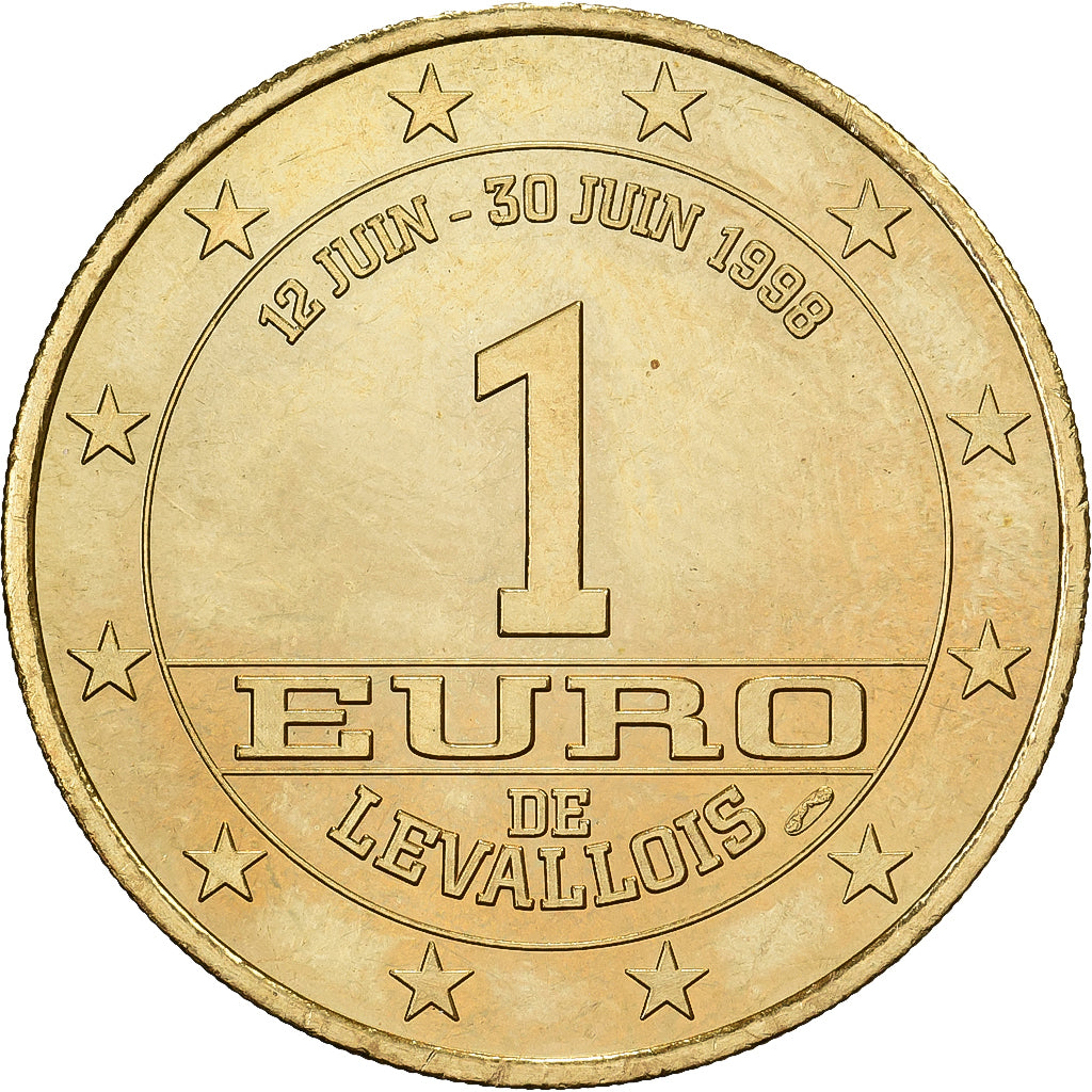 Francia, Euro, Levallois, 1998, Cupro-aluminium-nickel, SPL