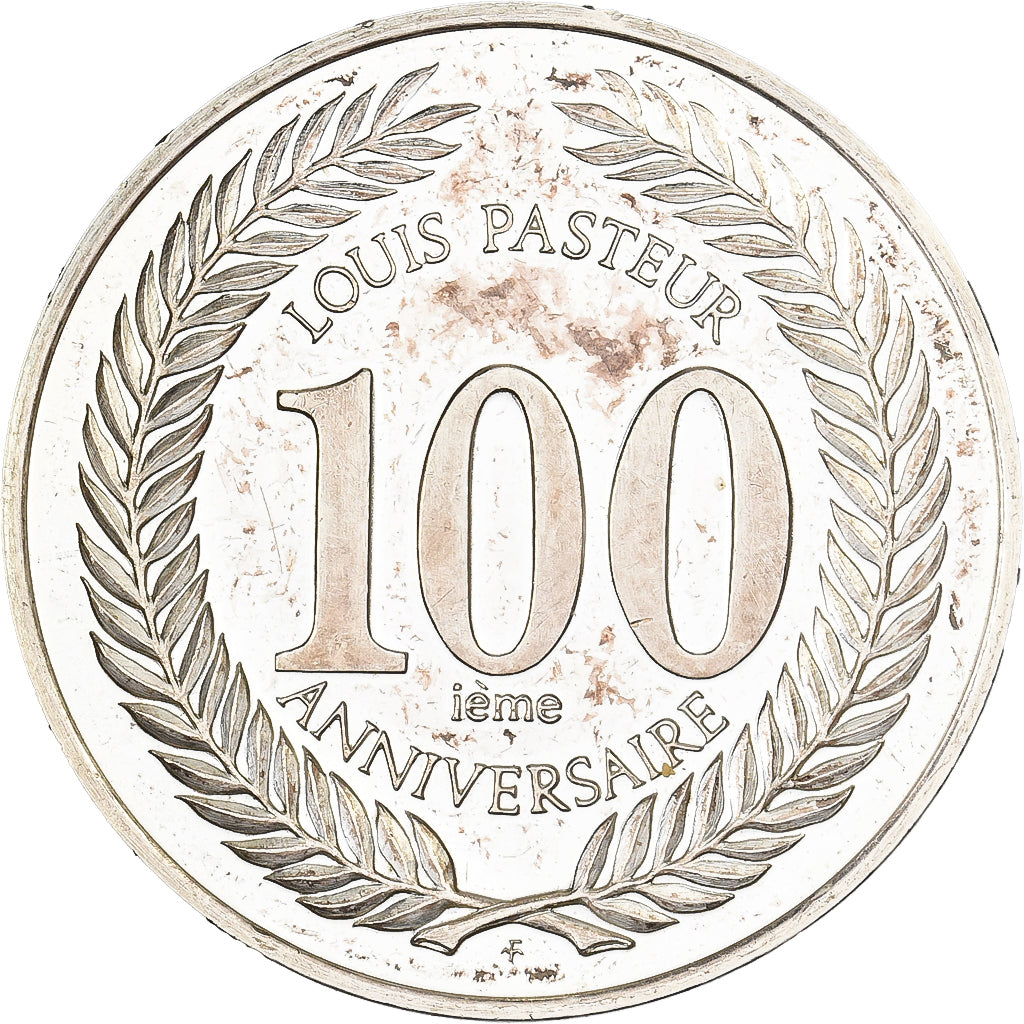 Francia, medaglia, 100ème Anniversaire de la Mort de Louis Pasteur, 1995