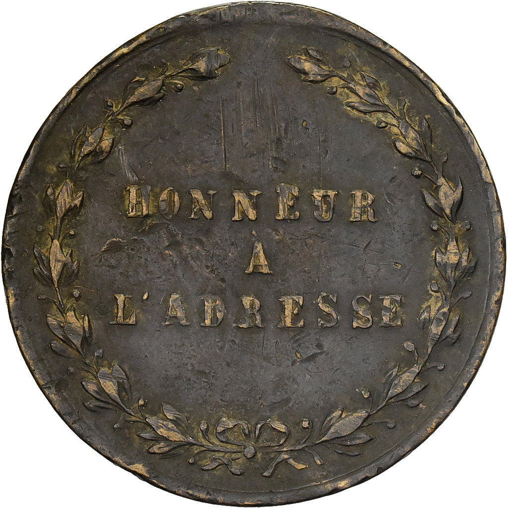 Frankreich, Medaille, Honneur à l'Adresse, Messing, S