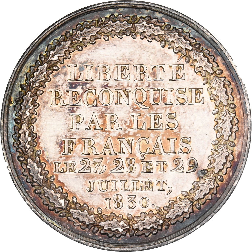 Francia, zeton, Louis-Philippe Ier, Journées des 27, 28 et 29 juillet, 1830