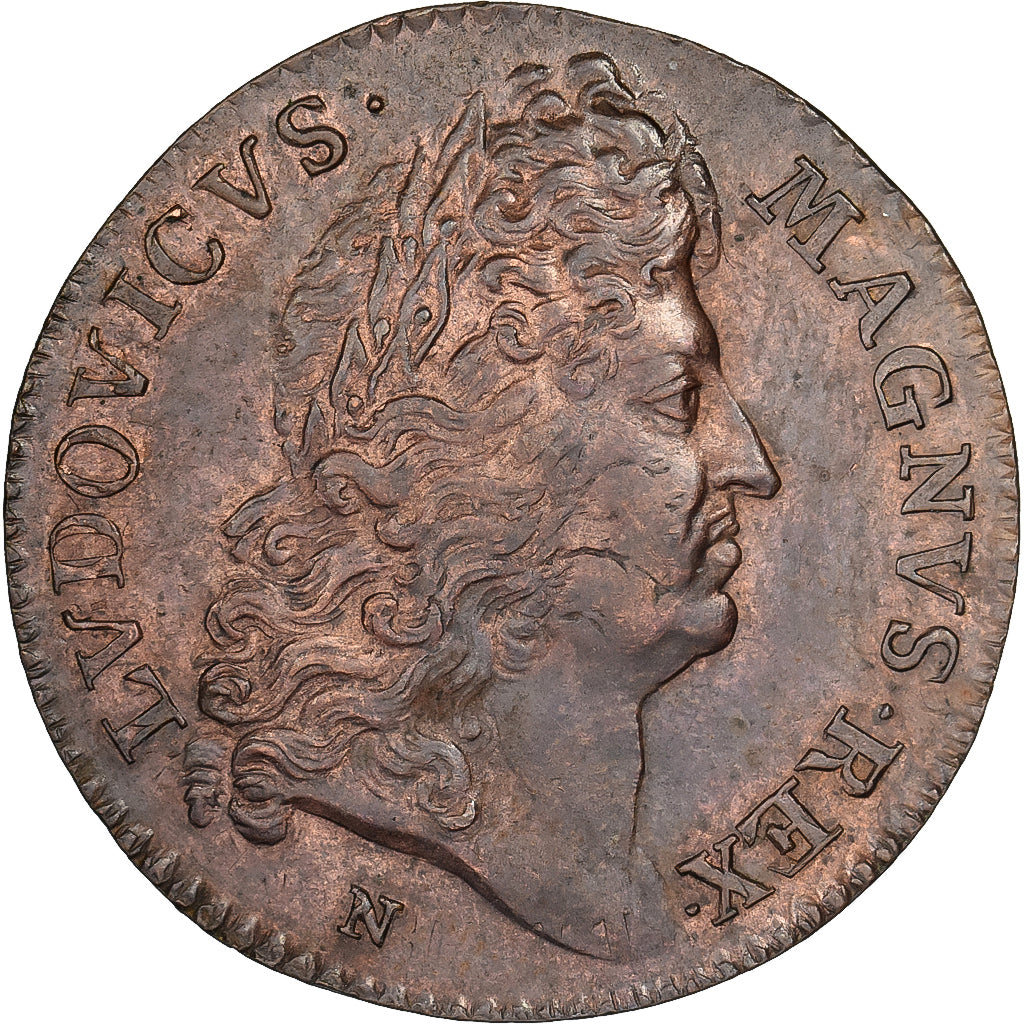 França, Token, Louis XIV, Galères Royales, Marine Française, Cobre