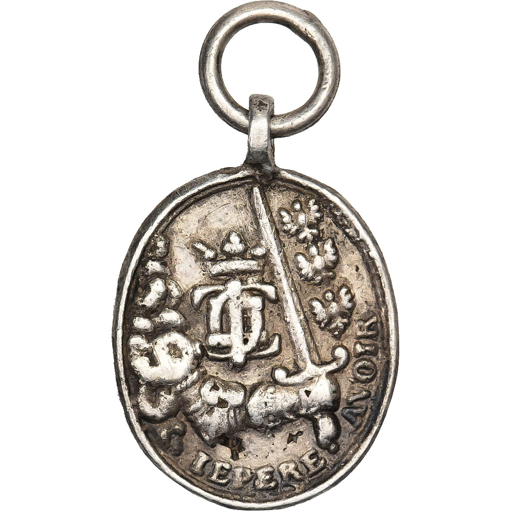 France, Medal, Charles IV de Lorraine, Silver, EF(40-45)