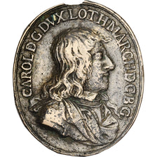France, Medal, Charles IV de Lorraine, White Metal, VF(30-35)