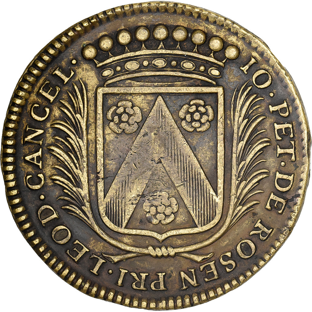 Southern Netherlands, Token, Jean Petit de Rosen, Chancelier de Liège, 1696