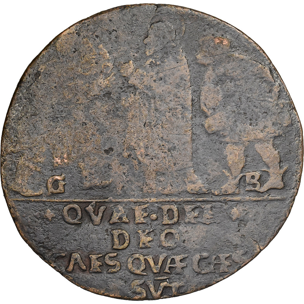 Spanish Netherlands, Token, Charles Quint, Copper, F(12-15)