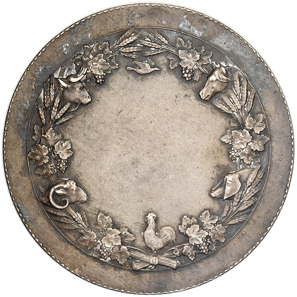 France, Medal, Comice Agricole, Silver, Lagrange, AU(50-53)