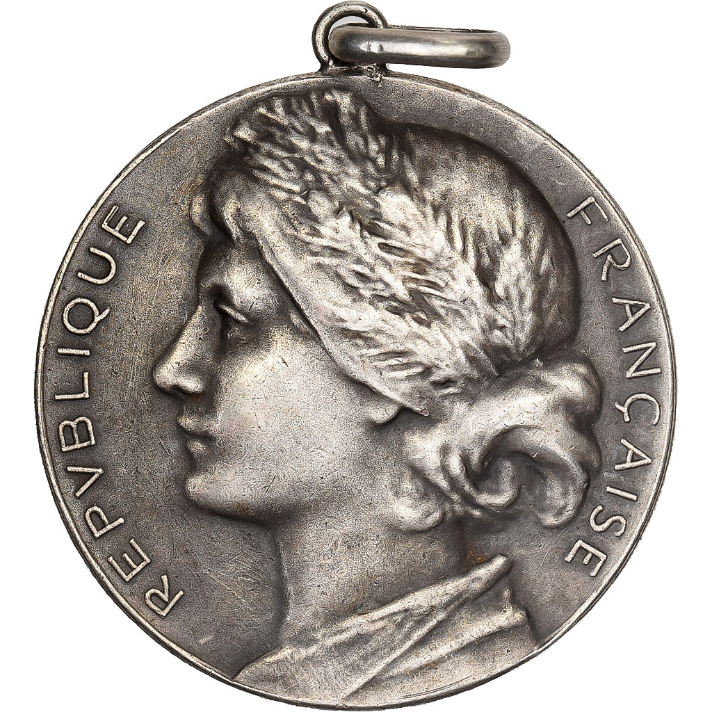 France, Medal, Marianne, République Française, Silver, AU(50-53)