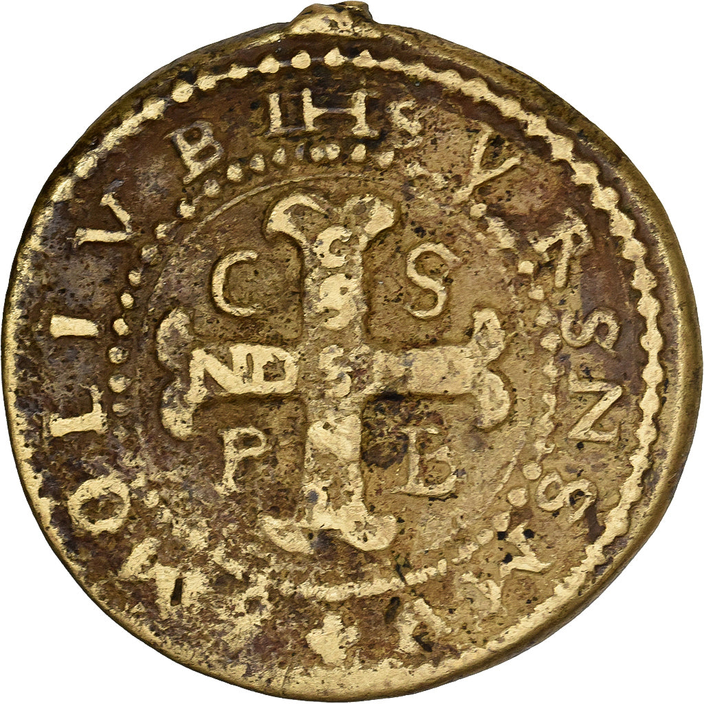 France, Medal, Saint Benoît, Brass, VF(30-35)