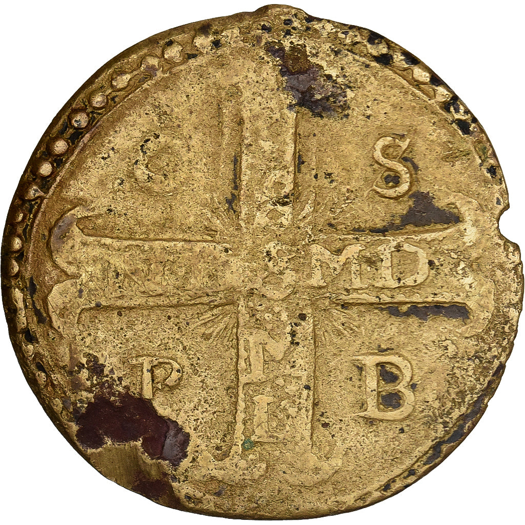 France, Medal, Saint Benoit, Médaille des Sorciers, Brass, VF(20-25)