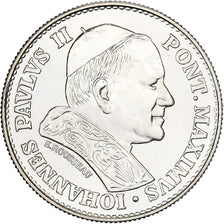 Vatican, Médaille, Jean-Paul II, Paris-Lisieux, 1980, Argent, SPL, Rousseau