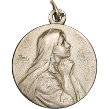 France, Medal, La Vierge Marie, Silvered bronze, EF(40-45)