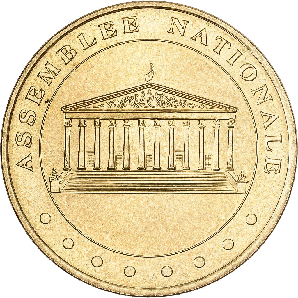 França, Token, Paris - Assemblée Nationale, 2007, MDP, AU(55-58), Cuproníquel
