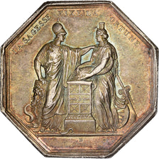 Francja, Token, Banque de France, An VIII, Srebro, Dumarest, AU(55-58)