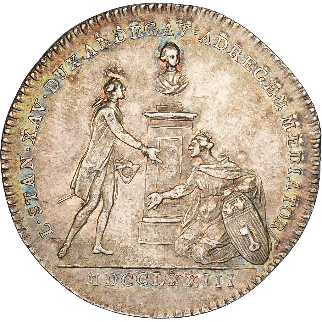 Frankrijk, Token, ANJOU - NOBLESSE, Louis-Stanislas-Xavier, duc d’Anjou, 1773