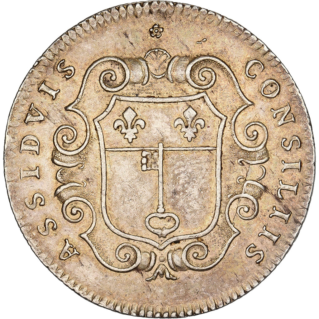 Frankreich, betaalpenning, Louis XV, Anjou, Noblesse, Ville d'Angers, Silber