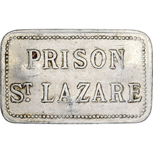 France, Prison Saint Lazare, 50 Centimes, EF(40-45), Aluminium