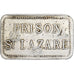 Francia, Prison Saint Lazare, 50 Centimes, MBC, Aluminio