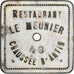 França, Restaurant Le Meunier, 5 Francs, EF(40-45), Métal