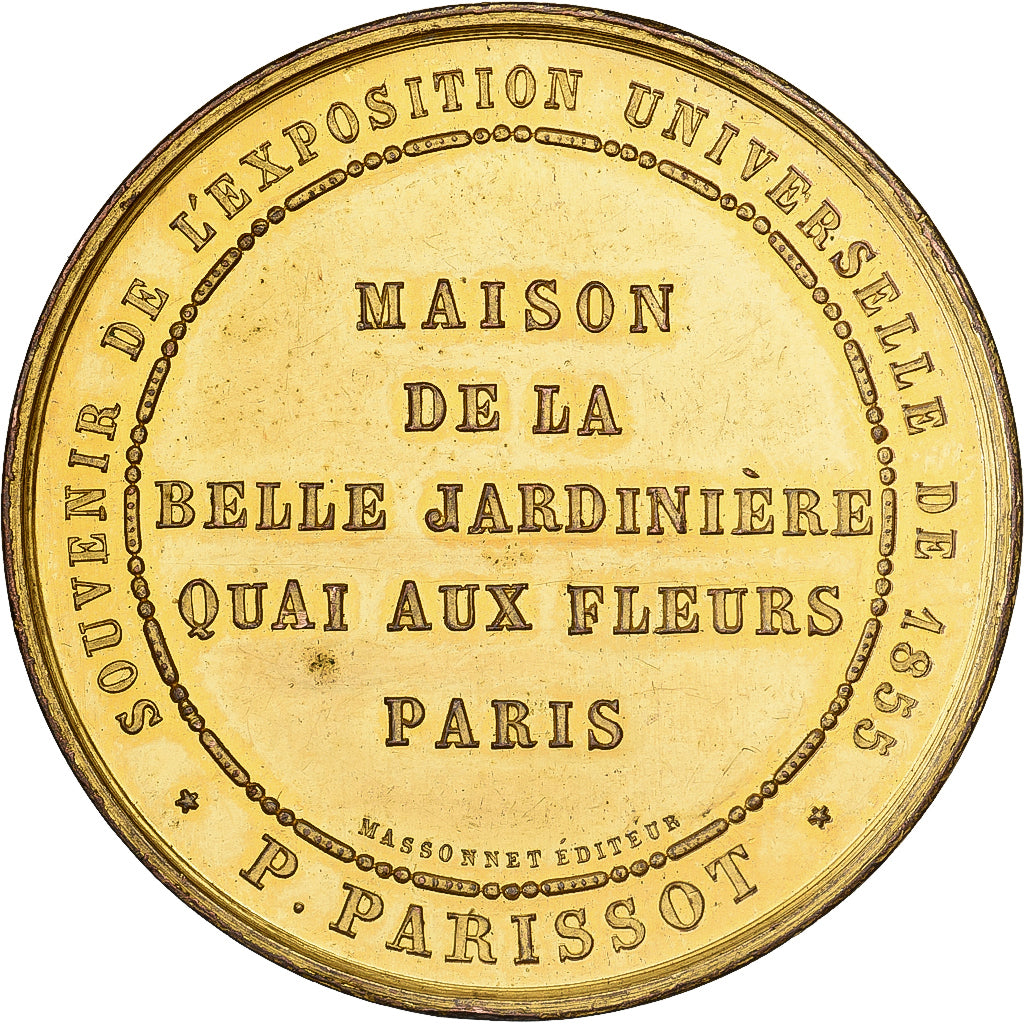 Frankreich, Medaille, Napoléon III, La Belle Jardinière, Exposition