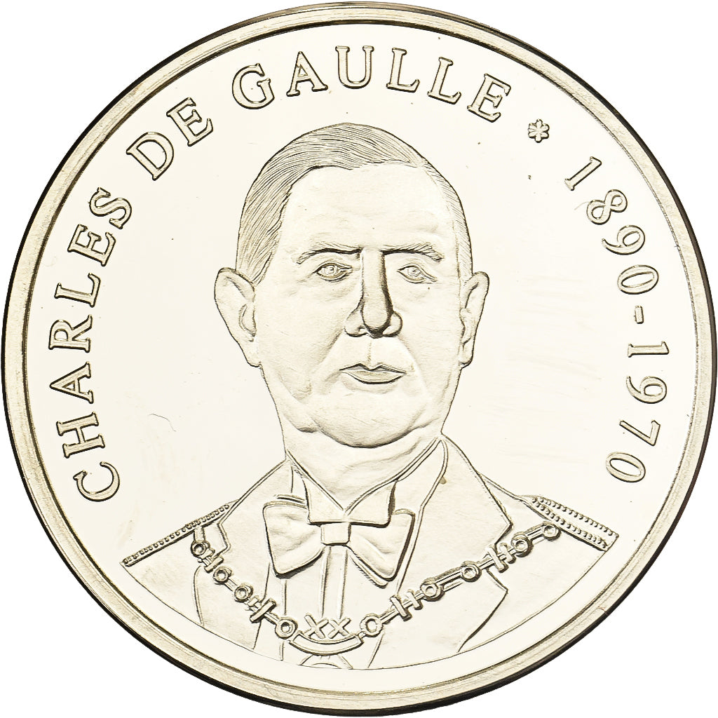 Francia, medaglia, Les Présidents de la République, Charles De Gaulle, Rame
